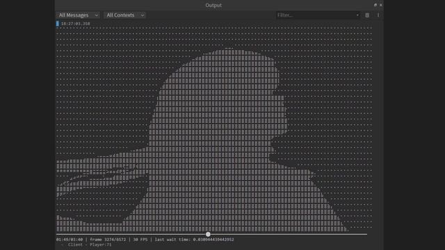 Bad Apple! in Roblox Studio смотреть онлайн