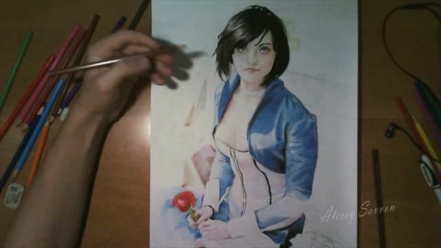 Anna Moleva (Elisabeth) Speed Drawing