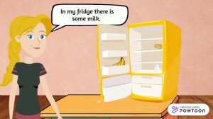 WHAT IS THERE IN MY FRIDGE? - THERE IS -THERE ARE - A - AN - SOME - ANY