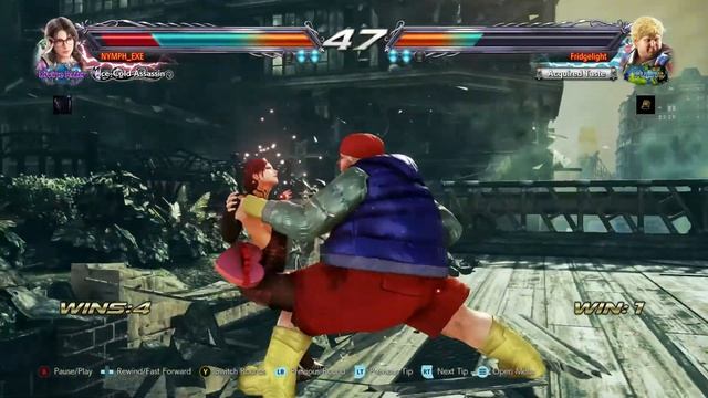 "SEXY VAMPIRE?!! Julia Chang" - TEKKEN 7 | Julia (Nymph) vs Bob смотреть онлайн