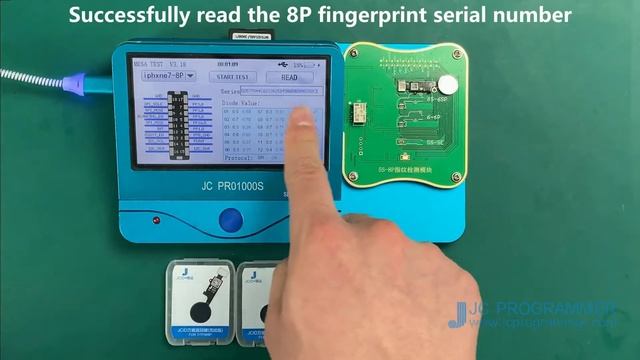 JC FPT-1 Auto-Detect Touch ID fault for repair, the only way to researve original touch ID function смотреть онлайн