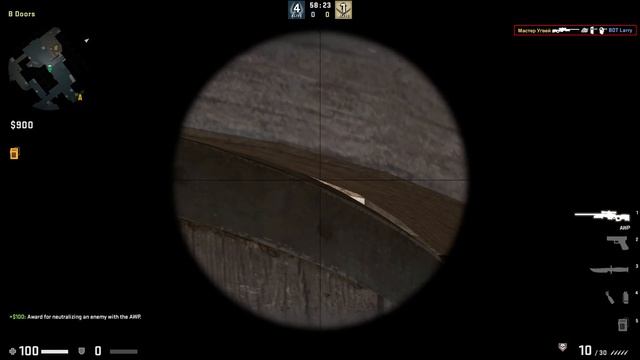 You Can See Enemies Through Dust 2 B Doors?! смотреть онлайн