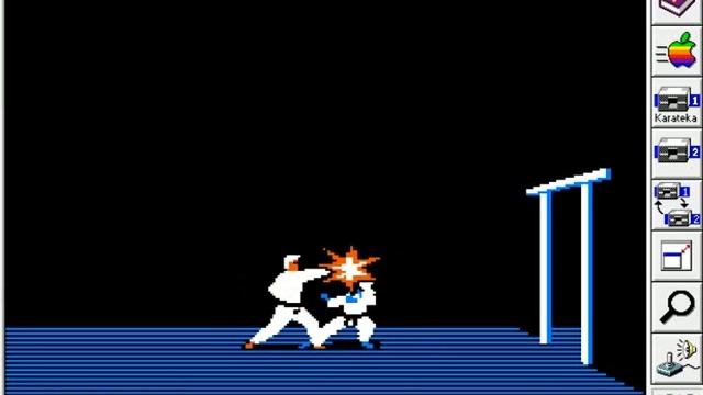 Apple II Classic Game - KARATEKA All Clear смотреть онлайн