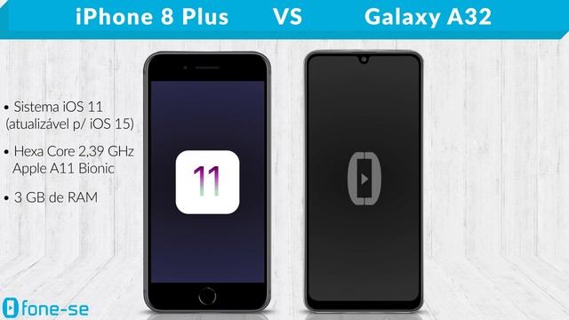 iPhone 8 Plus vs A32 (Comparativo) смотреть онлайн
