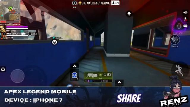 Apex Legend Mobile Gameplay on iphone 7 32gb 🥲 | 2022 смотреть онлайн