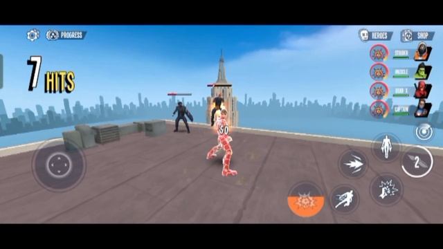 Iron Man New Energetic Shield Update || Spider Fighter 3 (Android-ios) смотреть онлайн