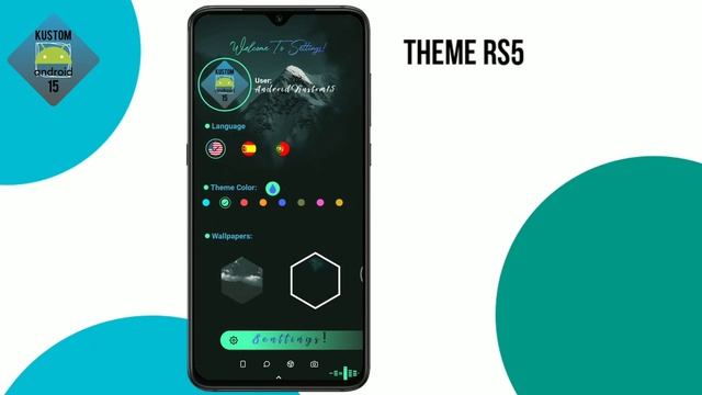 Klwp Personalización Extrema Android Homescreen Theme RS5 смотреть онлайн