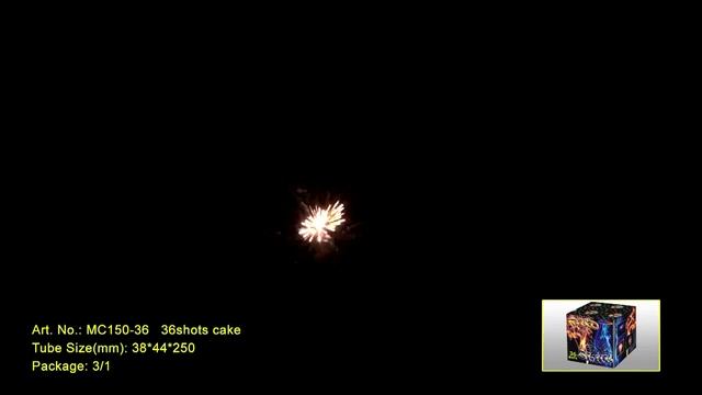 Крупнокалиберный салют BOOMBASTIC MC150-36 MAXSEM