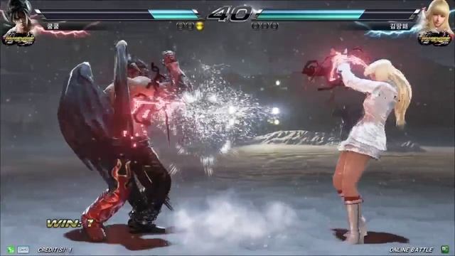 TEKKEN 7 8/18 Hankuma(Devil Jin) vs Bbaeng Sinyoung(Lili) (철권7 한쿠마 vs 뺑시녕) смотреть онлайн