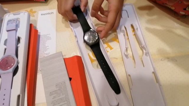 Unboxing swatch watch by Akemi смотреть онлайн