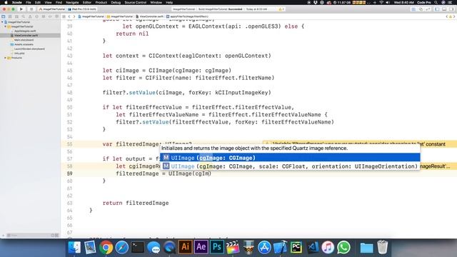 iOS Core Image Filters Tutorial смотреть онлайн