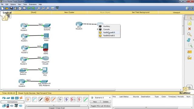 Straight Through Cable And Cross Over Cable Connection in Cisco Packet Tracer Device . смотреть онлайн