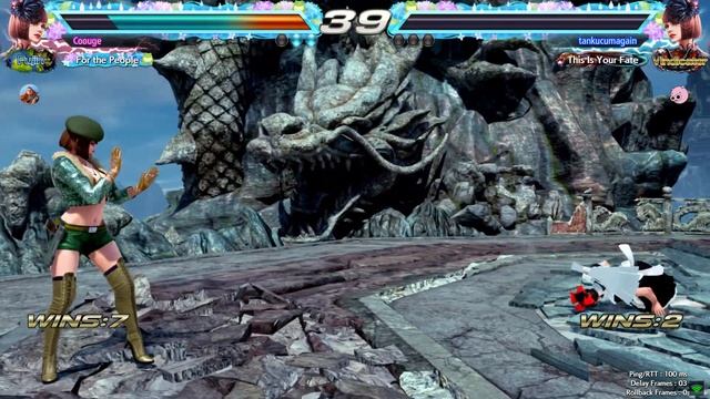 4167 - Tekken 7 - Coouge (Anna Williams) vs tankucumagain (Anna Williams) смотреть онлайн