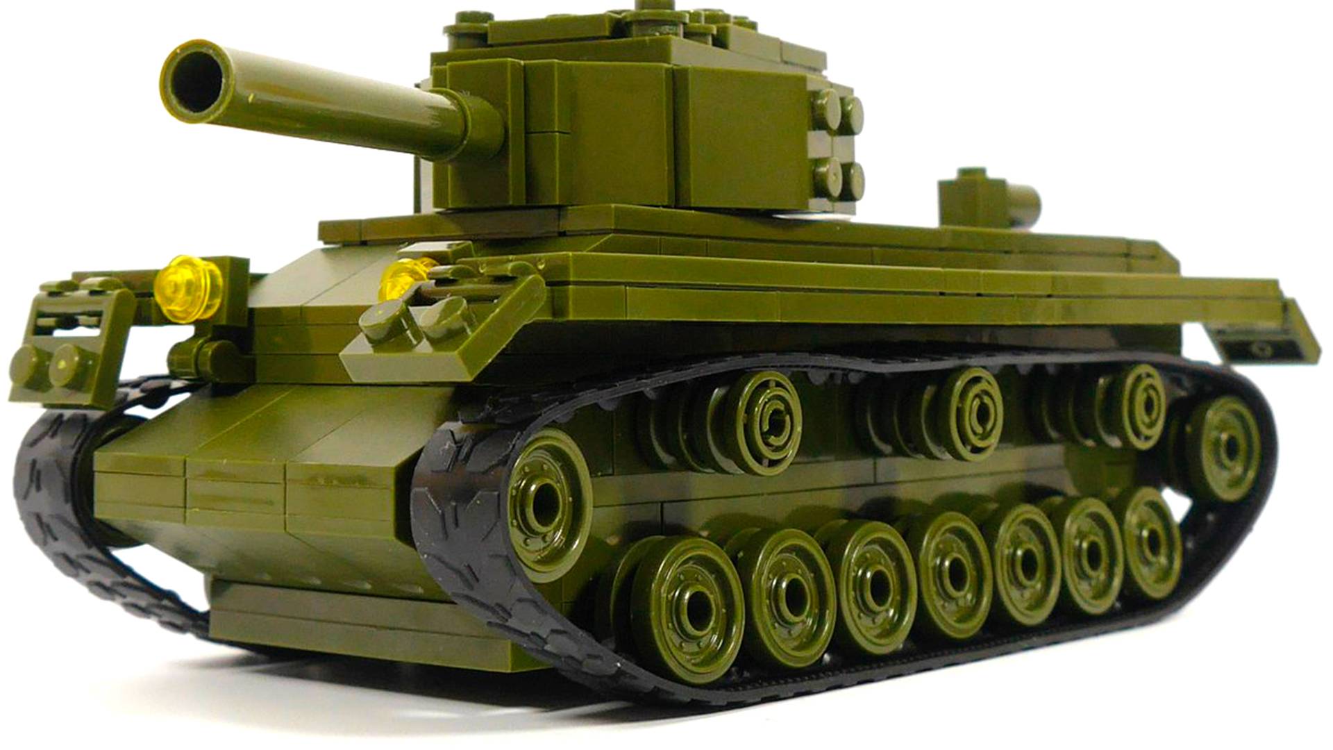 Собираем танк КВ-85 из игры World of Tanks из конструктора ЛЕГО - Zormaer 65217 смотреть онлайн