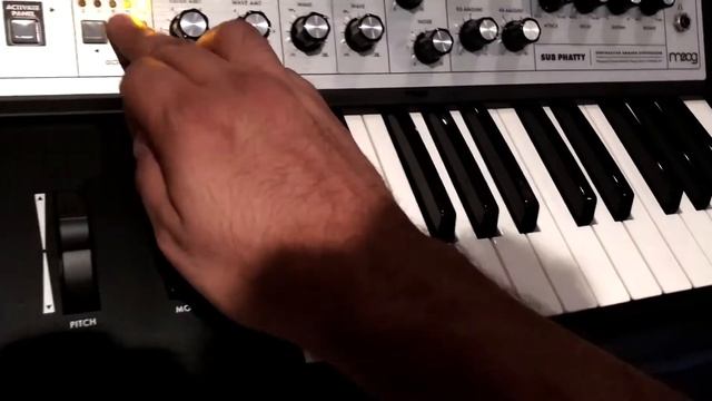 Moog Sub Phatty DEMO ( DANIEL NAVARRO ) смотреть онлайн