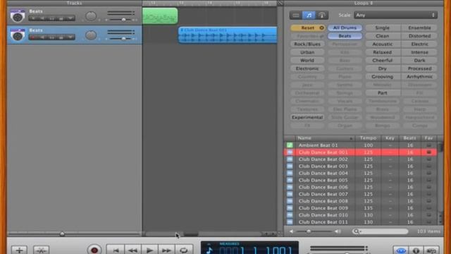 Garageband Tutorial - Apple Loops Browser - WellMixed.com смотреть онлайн