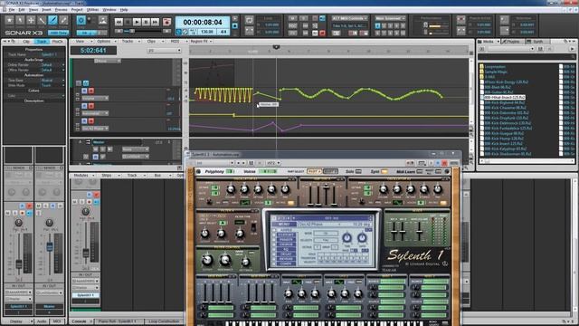 Cakewalk Sonar X3. Les. 26. Automation смотреть онлайн