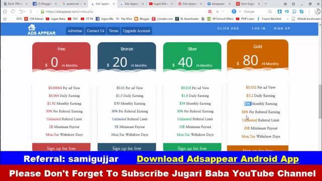 Earn $500 Per Month By Your Mobile & Computer From Adsappear.com | Full Guide Video смотреть онлайн