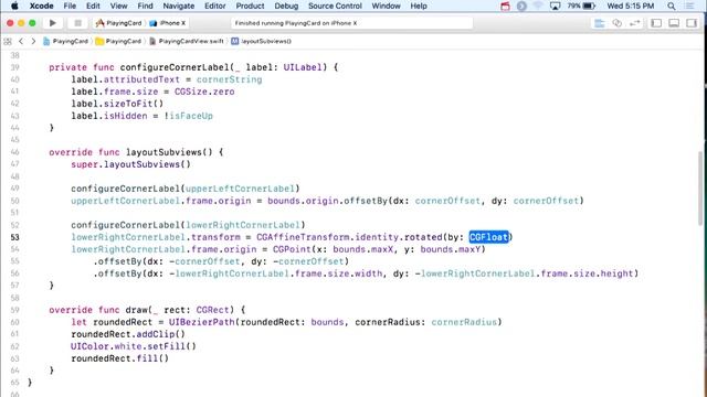 Developing iOS 11 Apps with Swift - 6. Multitouch смотреть онлайн