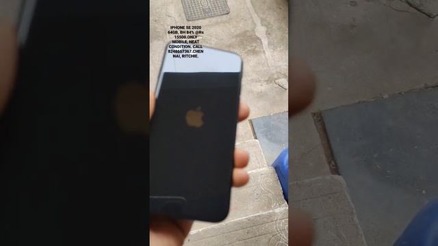 IPHONE SE 2020 64GB, BH 84% @Rs 15500.ONLY MOBILE, NEAT CONDITION. CALL 8248657367.CHENNAI, RITCHIE смотреть онлайн