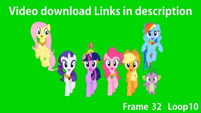 [Matted MLP:FiM Scene LOOP] Marching Ponies смотреть онлайн