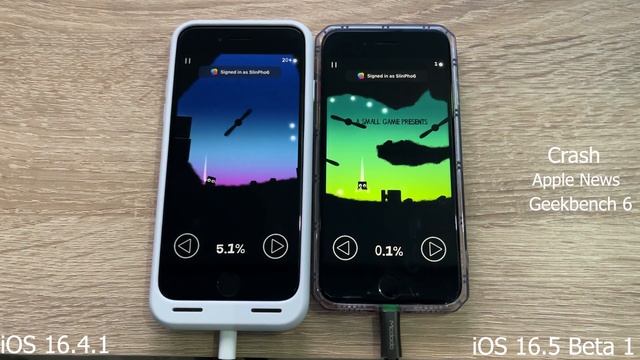iPhone 8  iOS 16.4.1 vs iOS 16.5 Beta 1 | #Geekbench6# speed test смотреть онлайн