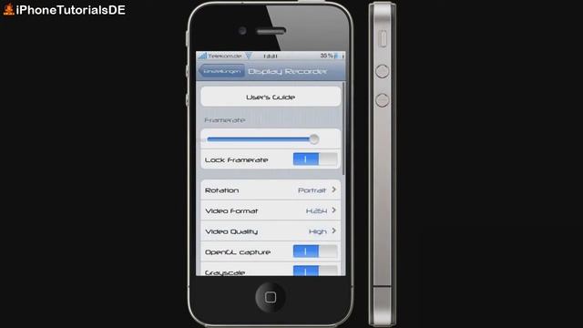 iPhone 4 Tutorial - HowTo Display aufnehmen mit Display Recorder aus Cydia HD 1080p смотреть онлайн