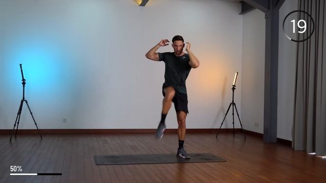 50 Min Fat Burning HIIT Workout Burn 1000 Calories (Full Body, At Home) смотреть онлайн