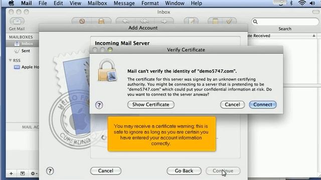 How to configure an email account in Apple Mail for IMAP смотреть онлайн