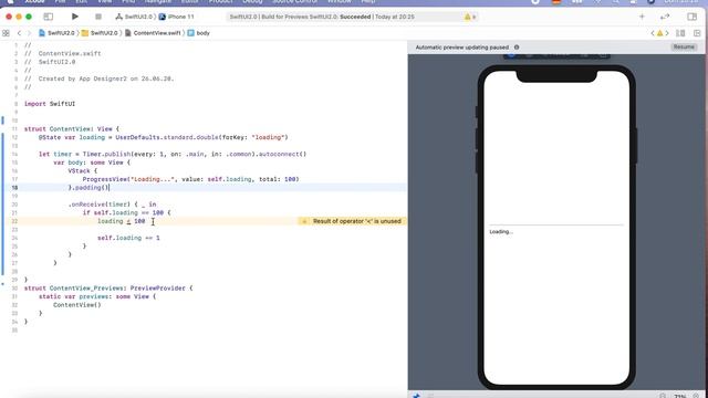 SwiftUI: ProgressView with SwiftUI 2.0 in Xcode 12 смотреть онлайн