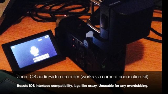 Apple iPhone 7 plus iOS audio interface compatibility test, using Zoom, Tascam, Griffin, Apogee смотреть онлайн