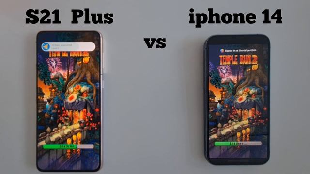 iphone 14 vs Samsung S21 Plus || Speed Test смотреть онлайн