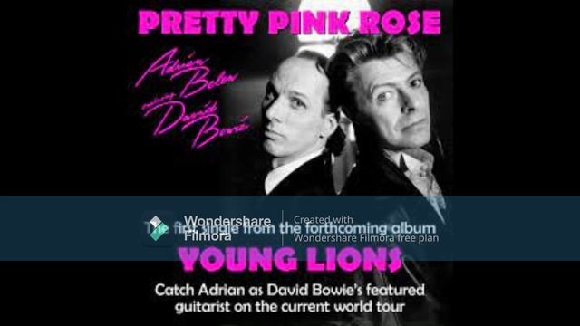 David Bowie & Adrian Belew - Pretty Pink Rose. смотреть онлайн