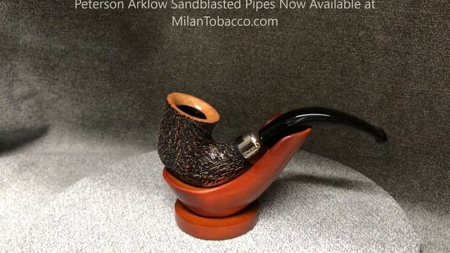 Peterson Arklow Sandblasted Pipes Now Available At MilanTobacco.com