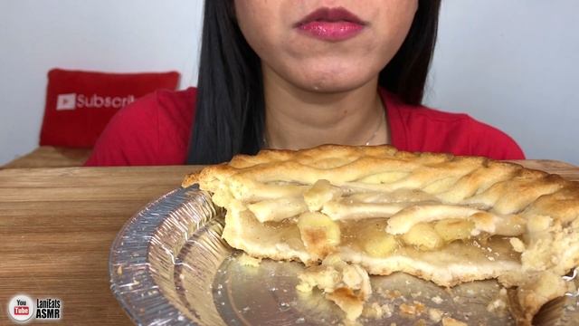 ASMR Delicious Apple Pie (Eating Sounds) | LaniEats ASMR смотреть онлайн