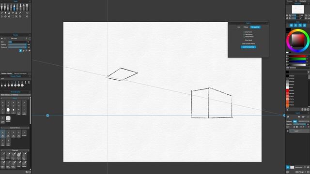 Perspective in Rebelle 7 - Tutorial смотреть онлайн