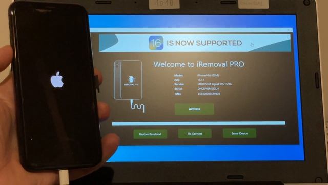 IRemoval Pro IOS 16, With Signal, IRa1n, ICloud, Iphone Lock, IOS16 IOS 15 With Sim Work