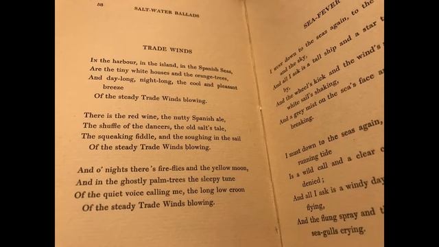 TRADE WINDS by John Masefield sung by Keith Falkner смотреть онлайн