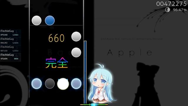 [400+ subs special!]Osu! Mania - Bad Apple!! (Tracy vs Astronomical Remix) S Rank/x22 misses/96.35% смотреть онлайн