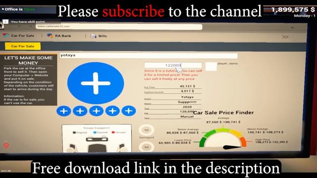 HA-CK Money And EXP for Car For Sale Simulator PC And Free Download смотреть онлайн