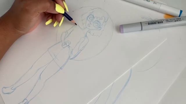 3 MARKER CHALLENGE WITH COPIC MARKERS AND OHUHU MARKERS / IT’S TIME FOR A REMATCH! смотреть онлайн