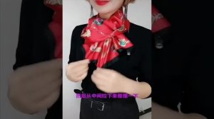 Как завязать шелковый платок - 15 способов _ Как завязать шейный платок _ How to tie a neckerchief