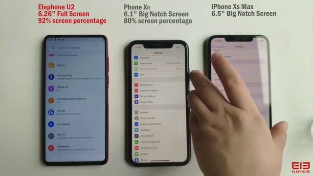 Elephone U2 vs iPhone XR part 2 смотреть онлайн
