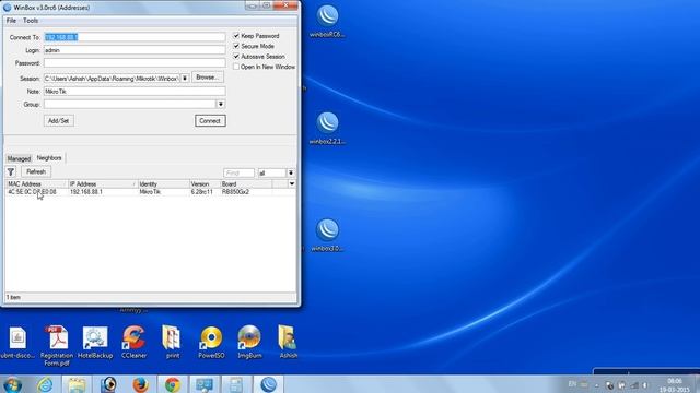 Mikrotik RB850GX2 With RouterOs 6.28RC11 is having problem to connect with MAC address смотреть онлайн