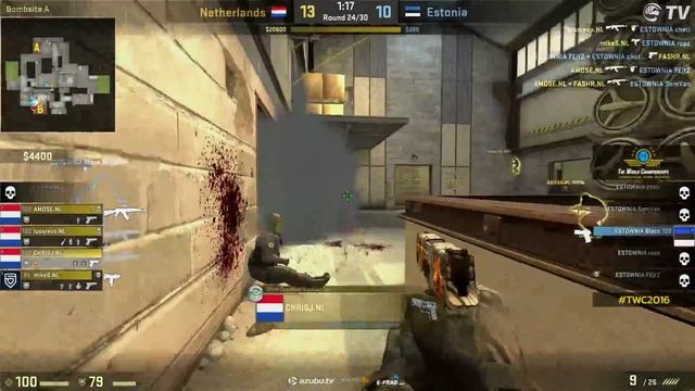 CS:GO - Netherlands vs. Estonia[Cache] - The World Championships 2016 смотреть онлайн