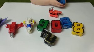 123 ЦИФРЫ ТРАНСФОРМЕРЫ / ВИДЕО ДЛЯ ДЕТЕЙ. 123 NUMBER ROBOT TRANSFORMERS