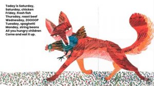Today is Monday by Eric Carle - A Soothing Bedtime Story Read Aloud