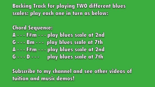 Blues in Two Keys - a chord sequence for a bit more exploration смотреть онлайн
