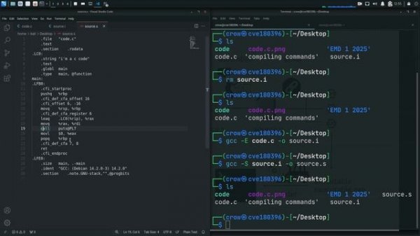 TP 1 part 0. (From where the hell gcc comes ?)