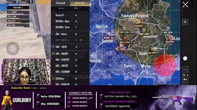 🔴 CURLBURY IS LIVE : PUBG MOBILE | LIVE CUSTOM ROOMS | BOOM BAAM !!! смотреть онлайн